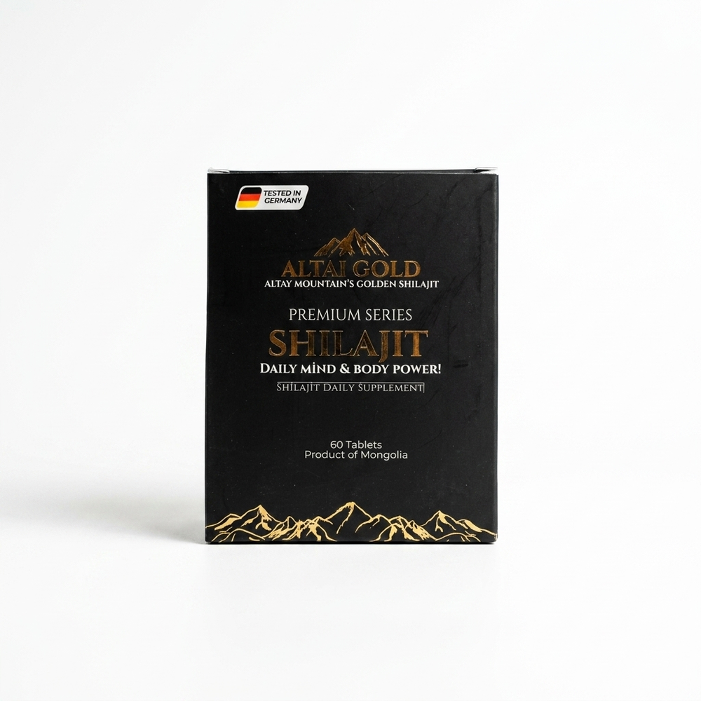 Altai Gold Premium Shilajit Tabletten (30 Stk.)